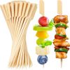 200PCS Bamboo Skewers for Appetizers, [6 Inch] Long Cocktail Picks Fancy Toothpicks for Appetizers