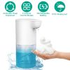 350ML/11.8OZ Automatic Foam Soap Dispenser Rechargeable Touchless Handsfree Dispenser 4 Level Adjustable Volume IPX5 Waterproof for Kitchen Bathroom