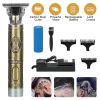 T-Blade Hair Trimmer Cordless Retro Hair Close Cutting Clippers Electric Rechargeable Zero Gapped Detail Beard Shaver for Beard Head Body