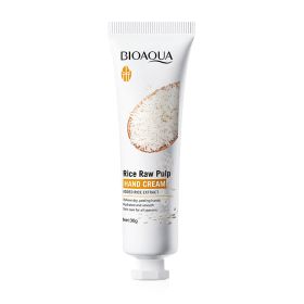 1/2/3/5pcs BIOAQUA White Rice Hand Cream Moisturizing Handcream Nourishing Brightening Hydrating Hands skincare Creams Products (Color: 1pcs)