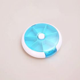 New Mini Small Portable Travel Vitamin Pill Box Cases Container Organizer Storage Tablet 7 Days 7 Grids Pills Medicine Fish Oils (Color: NO.6)