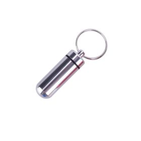 Mini Portable Pill Case Box Waterproof Aluminum Cases Tablets Bottle Medicine Vitamin Fish Oils Container Organizer Storage (Color: NO.1)