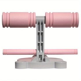 Fitness Sit-up Aids (must Use It In A Smooth Tile Floor) Fitness Equipment Yoga Crunch Aids Multi-purpose Ab Trainers (Color: Pink)