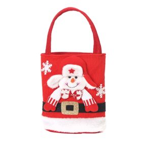 Christmas Decorations Gift Bag Kids Candy Tote Bag (Type: Christmas Supplies, Style: Snowman)