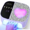 LimeGirl Cordless Nail Dryer for Gel Polish, UV LED Nail Lamp with Fast Curing UV Light & 4 Timer Settings