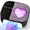 LimeGirl Cordless Nail Dryer for Gel Polish, UV LED Nail Lamp with Fast Curing UV Light & 4 Timer Settings