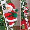 Christmas  Electric Climbing Santa with Music & LED Light