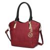 MKF Collection Devorah Signature Printed Vegan Leather Women's Tote Bag by Mia K
