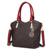 MKF Collection Devorah Signature Printed Vegan Leather Women's Tote Bag by Mia K