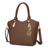 MKF Collection Devorah Signature Printed Vegan Leather Women's Tote Bag by Mia K