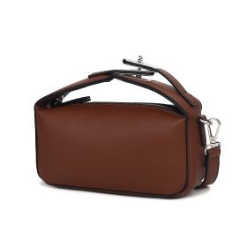 MKF Collection Sabine Crossbody Bag by Mia K (Color: Brown)
