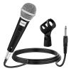 5 CORE Microphone Dynamic Vocal Handheld Mic Cardioid Unidirectional Microfono w On Off Switch + XLR Audio Cable for Singing Karaoke Public Speaking &