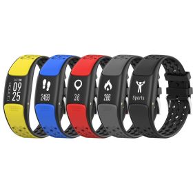 Smart Fit Sporty Fitness Tracker and Waterproof Swimmers Watch (Color: Black)