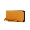 MKF Collection Eve Genuine Leather Crocodile Embossed Women Wristlet Wallet by Mia K