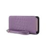 MKF Collection Eve Genuine Leather Crocodile Embossed Women Wristlet Wallet by Mia K