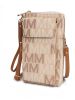 MKF Collection Cossetta Cell Phone Crossbody Wristlet Handbag Vegan Leather Versatile Multi-Use Phone Holder by Mia K