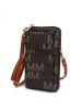 MKF Collection Cossetta Cell Phone Crossbody Wristlet Handbag Vegan Leather Versatile Multi-Use Phone Holder by Mia K