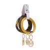 MKF Collection Jasmine Vegan Leather Women Bangle Wristlet Keychain set by Mia K