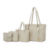 MKF Collection Arya Signature Women Tote Bag, Mini Tote Bag, Pouch and Wristlet Wallet by Mia K