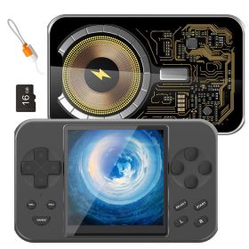 Multifunctional Game Console Power Bank, 20W Wireless Magnetic Charging, 6000+ Built-in Classic Games, MP3, MP4, Digital Photo Frame, E-book (Color: Grey)