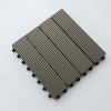 One box of 11 pieces, 300 * 300 * 22mm per piece Outdoor garden floor tiles Pool wood plastic DIY buckle splicing wpc