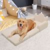 Tiara-Shaped Convertible Dog Bed And Sofa - 22.8"×18.8"×15.7" - 2-in-1 Luxurious Pet Bed With Plush Cushion And Machine-Washable Cover