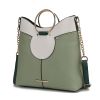 MKF Collection Kylie Top Handle Satchel Handbag Vegan Leather Women by Mia k