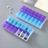 New Weekly Portable Travel Pill Cases Box 7 Days Organizer 14 Grids Pills Container Storage Tablets Vitamins Medicine Fish Oils