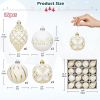 16PCS Shatterproof Christmas Ball Ornaments Set