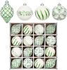 16PCS Shatterproof Christmas Ball Ornaments Set