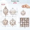 16PCS Shatterproof Christmas Ball Ornaments Set