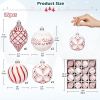 16PCS Shatterproof Christmas Ball Ornaments Set