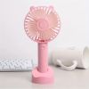 Mini Portable Fan; Mute USB Mini Handheld Fan; Cute Design 3 Speed Small Desk Fan With Base; Makeup Rechargeable Fan For Stylish Girl Women; Small Han