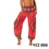 Women's Harem Pants, High Waist Yoga Boho Trousers with Pockets
