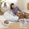 Large Dog Bed 67x43x8 Inches - Super Soft, Machine Washable & Portable With Handles, Non-Slip Bottom For Safety