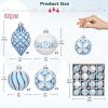 16PCS Shatterproof Christmas Ball Ornaments Set