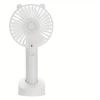 Mini Portable Fan; Mute USB Mini Handheld Fan; Cute Design 3 Speed Small Desk Fan With Base; Makeup Rechargeable Fan For Stylish Girl Women; Small Han