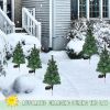 Solar Christmas Pathway Lights for Outdoor Decorations,Outside Christmas Tree Stake Lights