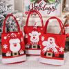 Christmas Decorations Gift Bag Kids Candy Tote Bag