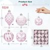 16PCS Shatterproof Christmas Ball Ornaments Set