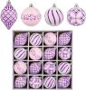 16PCS Shatterproof Christmas Ball Ornaments Set