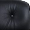 Living Room Standard Size Lounge Chair Armchair With Ottoman Genuine Leather Swivel Chair