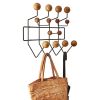 Wall Hanger Hat Coat Rack Hang It All solid wood Hooks